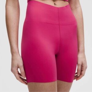 Lululemon NWT Glow Up Super-High-Rise Short 6" Raspberry Coulis